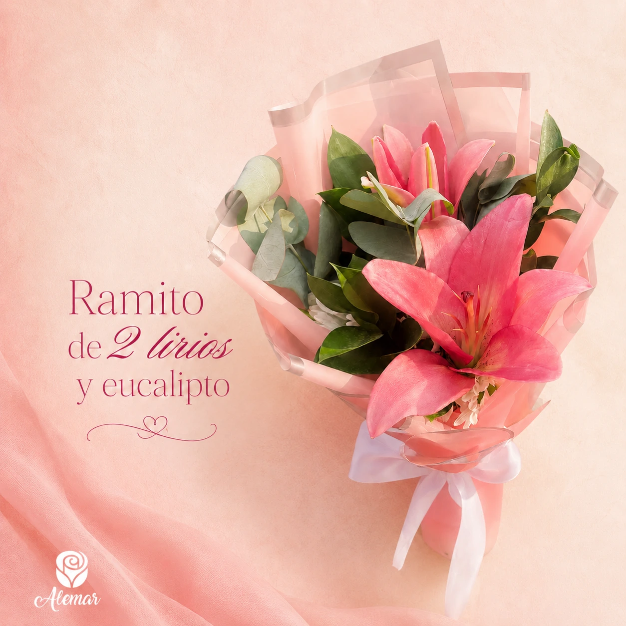 Ramito de 2 lirios - imagen 1