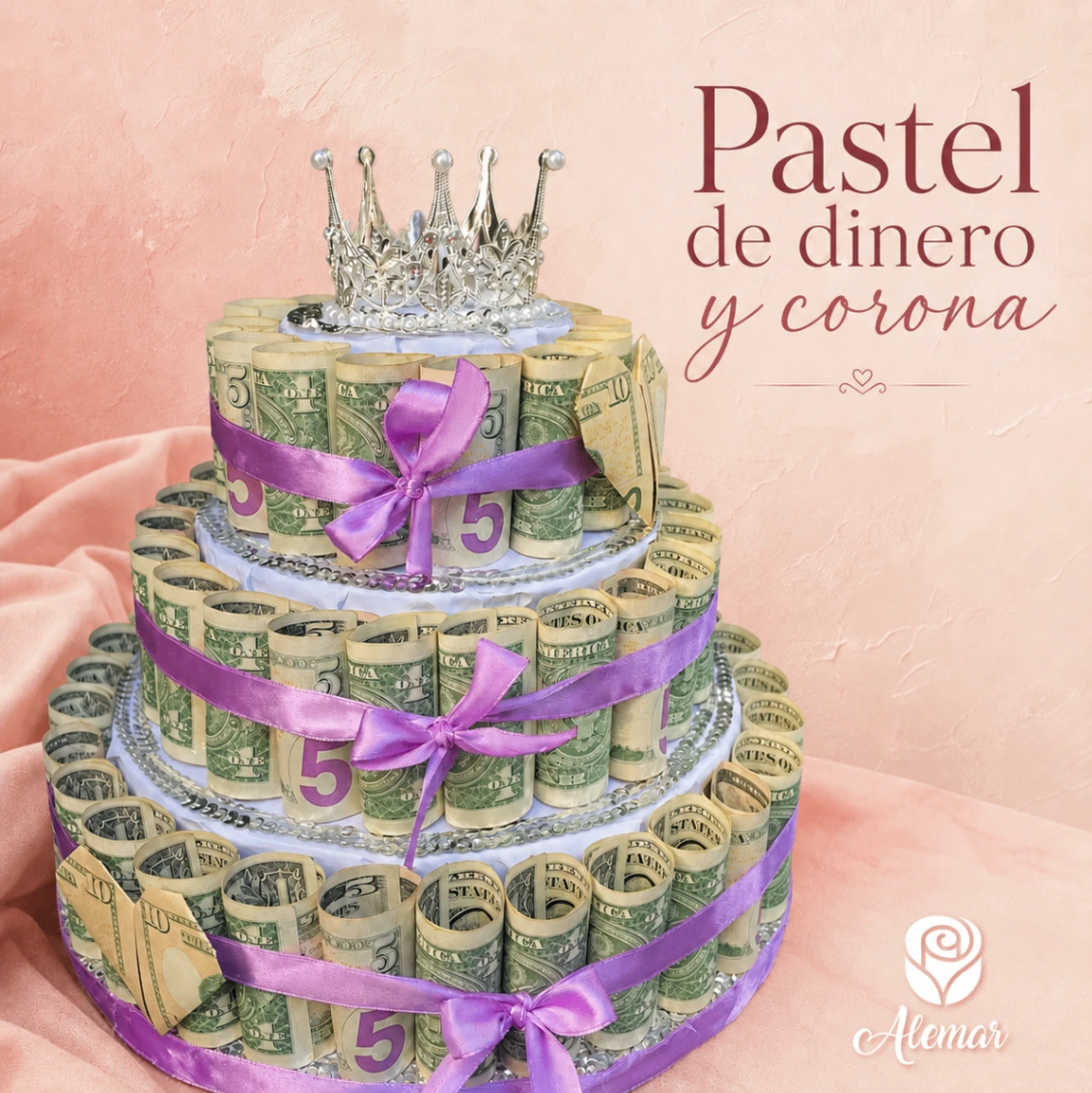 Pastel de billetes - imagen 1