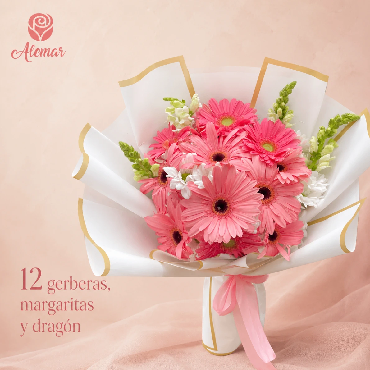 Ramo de 12 gerberas - imagen 1