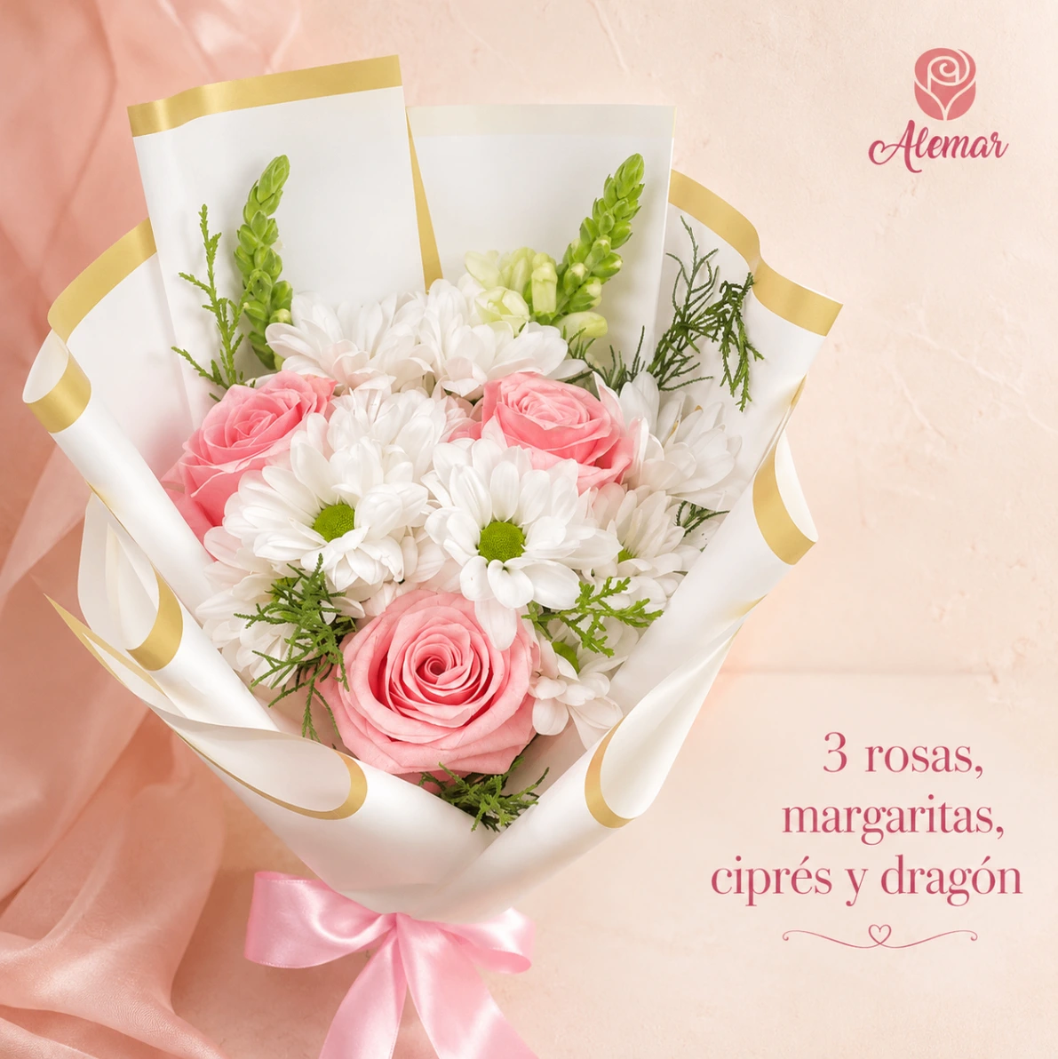 Rosas y margaritas - imagen 1